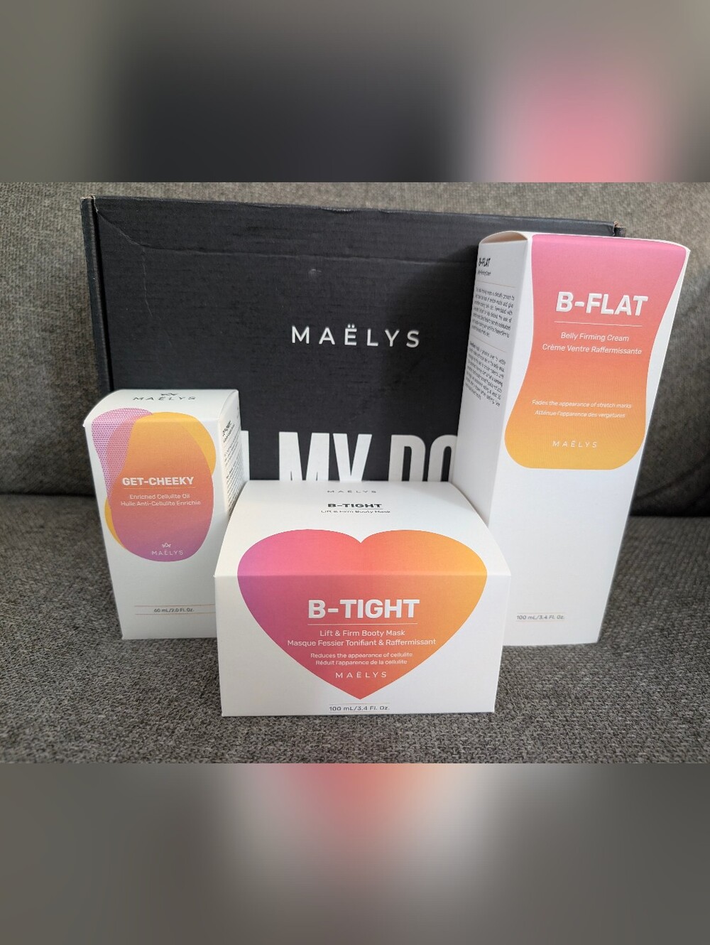 🍑✨ Maelys Bundle | B-Tight + B-Flat + Get-Cheeky | 100ml+100ml+60ml | NIB
